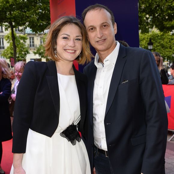 Exclusif -  Emilie Dequenne (habillée en Paule Ka et en bijoux Van Cleef & Arpels) et son mari Michel Ferracci - Cérémonie d'ouverture du 4ème Champs Elysées FIlm Festival à Paris le 9 juin 2015.  © Veeren / Coadic / Bestimage