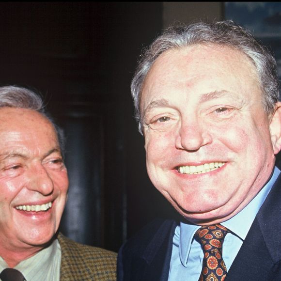 Jacques Martin et Guy Lux à la conférence de rentrée de France 2 / Frannce 3 © Coadic Guirec Bestimage
