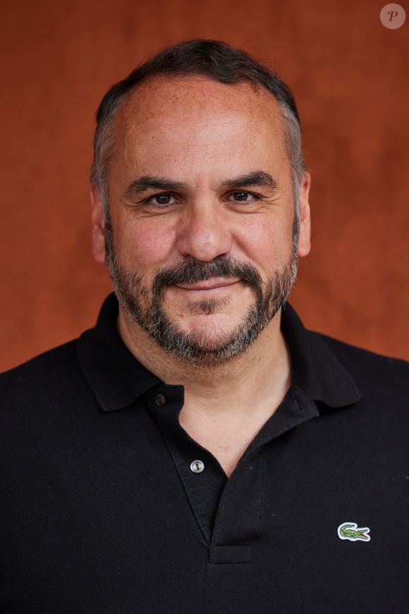 François-Xavier Demaison au village lors des Internationaux de France de tennis de Roland Garros 2023, à Paris. © Jacovides-Moreau/Bestimage