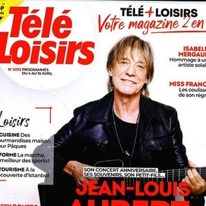 Jean-Louis Aubert en couverture du Télé Loisirs pour le concert de ses 50 ans de carrière ©Télé Loisirs