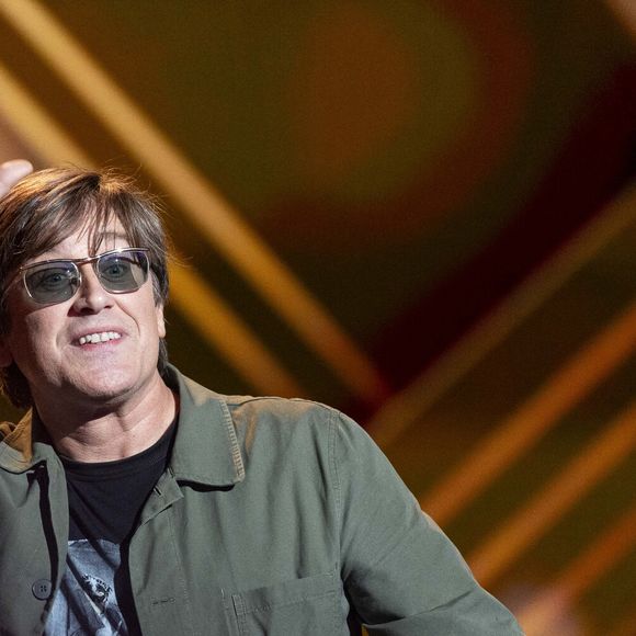 Thomas Dutronc lors de l'enregistrement de l'émission "La fête de la chanson française" à Paris, présentée par L.Thilleman et A.Manoukian, et diffusée le 20 décembre sur France 3.

© Pierre Perusseau / Bestimage