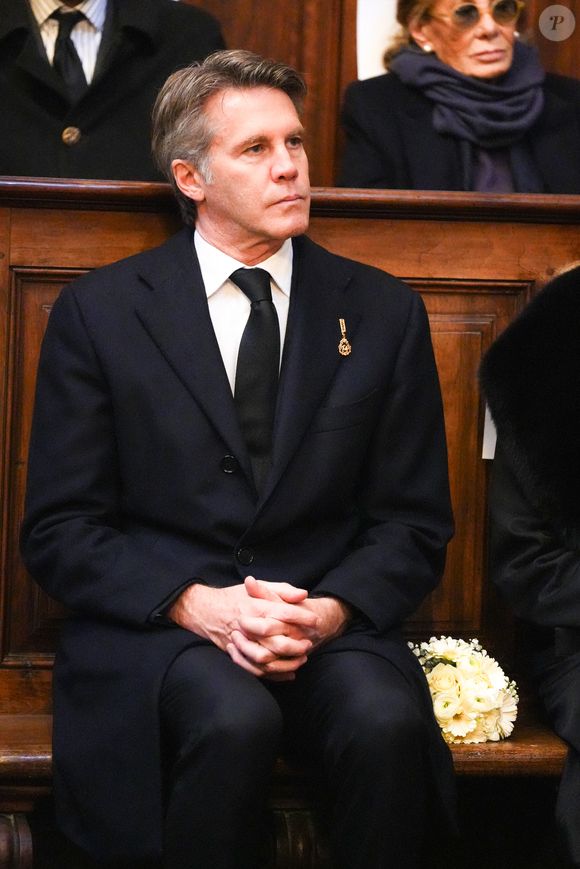 Le prince Emmanuel-Philibert de Savoie , prince de Venise et de Piémont, duc de Savoie) à une messe à la Basilique de Superga le 1er février 2025 à Turin en Italie. © Lucia Sabatelli/Bestimage
