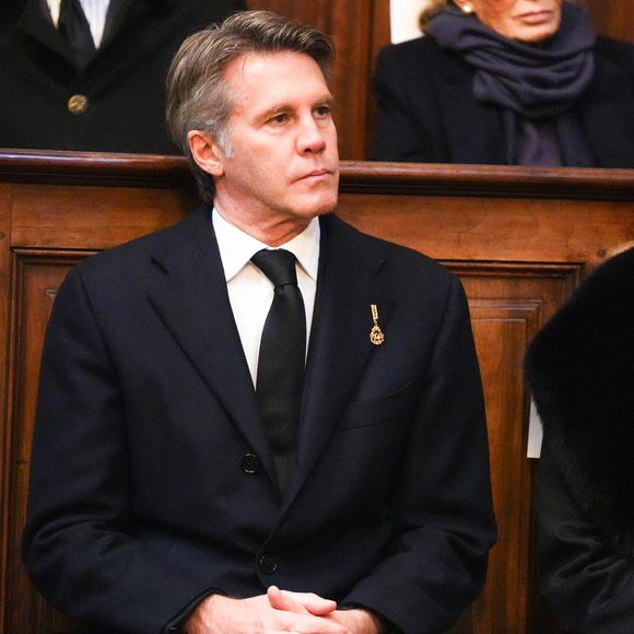 Le prince Emmanuel-Philibert de Savoie , prince de Venise et de Piémont, duc de Savoie) à une messe à la Basilique de Superga le 1er février 2025 à Turin en Italie. © Lucia Sabatelli/Bestimage