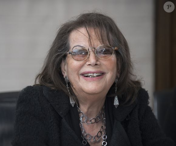 Claudia Cardinale en conférence de presse et séance de dédicace à West Hollywood. Le 31 janvier 2019. Action Press / Bestimage