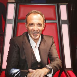 Nikos Aliagas lors d l’inauguration du tout nouvel espace dédié à l'émission de The Voice, la plus belle voix au musée Grévin à Paris, France, le 7 février 2017. © Christophe Aubert/Bestimage