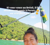Depuis, Candice s'est envolée pour le Brésil
Candice Boisson de "Koh-Lanta" au Brésil avec Vaimalama Chaves