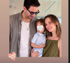L'icône des années 90 détaille avec passion les nombreuses activités en plein air qu'elle organise pour les siens.

Ilona Smet avec son mari et son fils, Instagram.