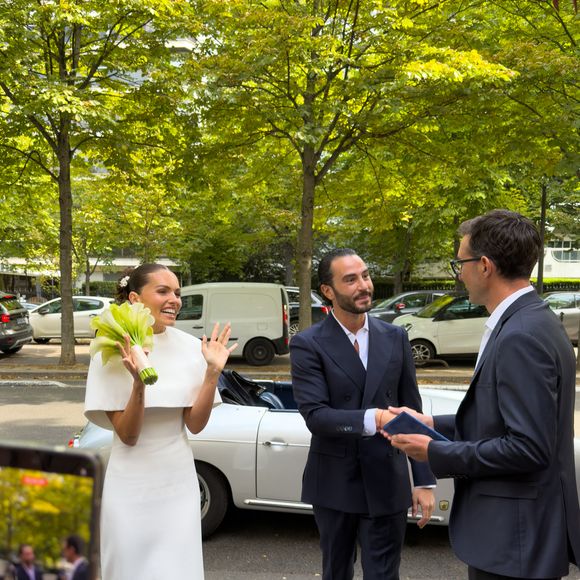 Arrivées au mariage civil de Thylane Blondeau et Benjamin Attal à la mairie du 16ème arrondissement de Paris le 29 juin 2026 Agence / Bestimage