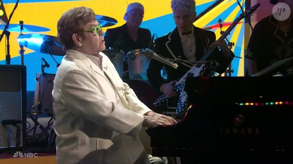 Elton John sur le plateau de la NBC le 6 avril 2025.



Photo : Backgrid UK/ Bestimage