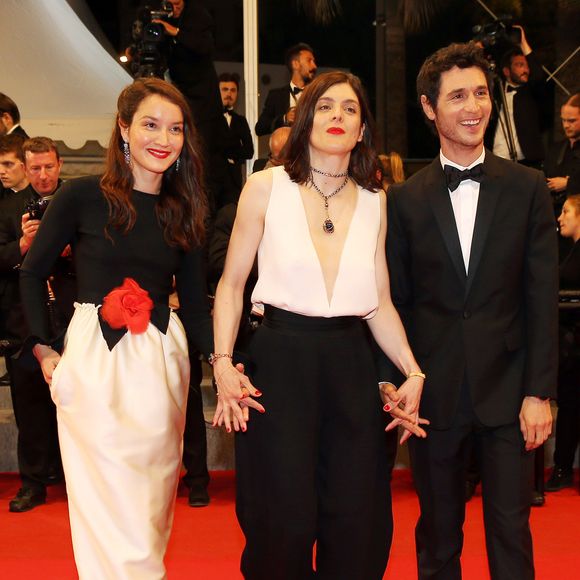 Anaïs Demoustier, Valérie Donzelli, Jérémie Elkaïm - Montée des marches du film "Marguerite & Julien" lors du 68 ème Festival International du Film de Cannes, à Cannes le 19 mai 2015.
