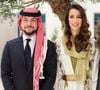 Le prince héritier va se rendre en France et au Royaume-Uni.

Le prince Hussein, Rajwa Khaled bin Musaed bin Saif bin Abdulaziz Al Saif - La famille royale de Jordanie lors de l'annonce officielle des fiançailles du prince Hussein de Jordanie à Riyad. Le 17août 2022. Photo by Dana Press / Bestimage