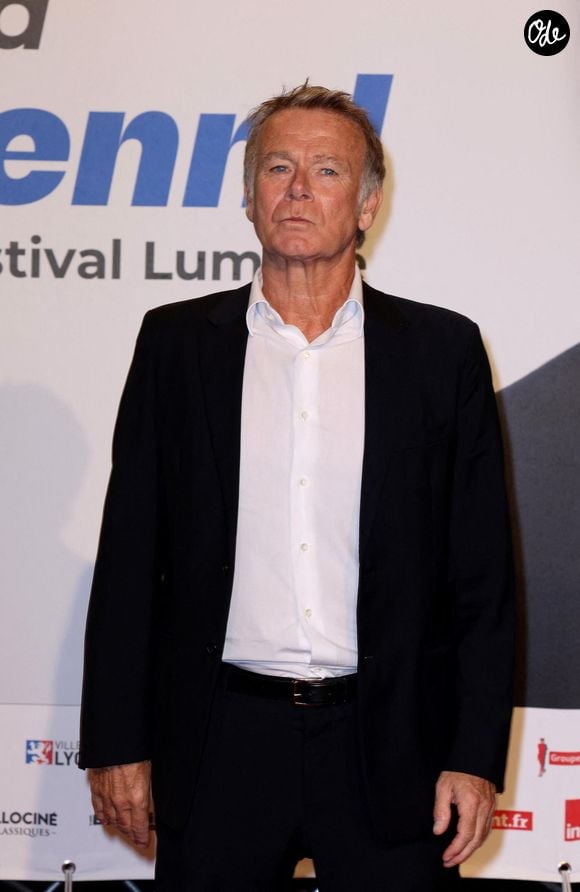 Franck Dubosc - Photocall de la cérémonie d'ouverture du 17ème Festival Lumière à la Halle Tony Garnier à Lyon, le 11 octobre 2025. © Dominique Jacovides / Bestimage