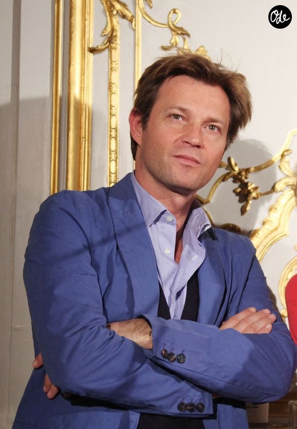Laurent Delahousse lors de la conférence de presse de « Flamme Marie-Claire », à Paris, en France, le 10 mai 2012. Photo : ABACAPRESS.COM