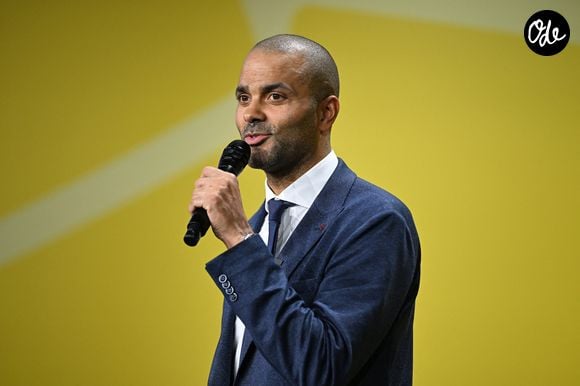 Devant les quatre bagues de champion NBA et le titre de MVP des finales, Joakim Noah avoue être “vraiment fier de ce mec”.

Tony Parker delivers a speech on stage during the "Bpifrance Inno Generation (BIG)" event, one of Europe’s largest gatherings dedicated to entrepreneurs, in Paris on October 8, 2026. © Jeanne Accorsini/Pool/Bestimage | 00773402