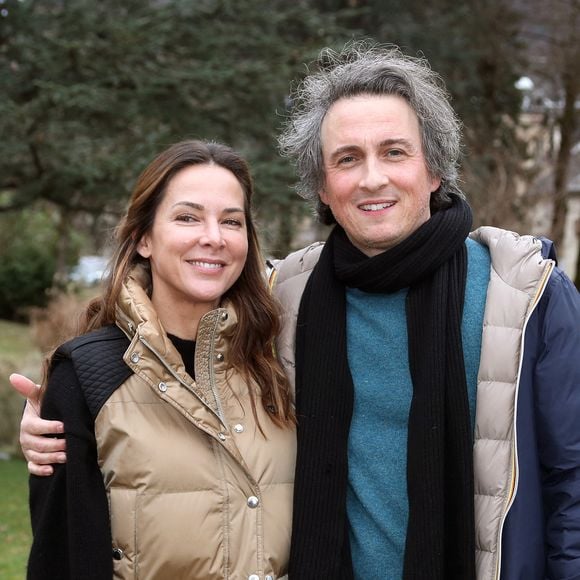 La productrice Mélissa Theuriau et de son réalisateur Guillaume Estivie - Photocall du film "Le dilemme d'Hippocrate" lors de la 25ème édition du Festival TV de Luchon le 6 février 2026. © Patrick Bernard/Bestimage