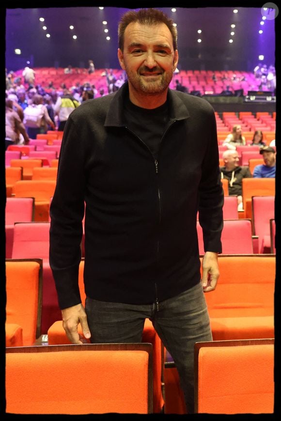 Exclusif - Cyril Lignac - Personnalités au spectacle de Chantal Goya "50 ans d'amour" au palais des Congrès à Paris le 25 mai 2025. © Alain Guizard / Bestimage