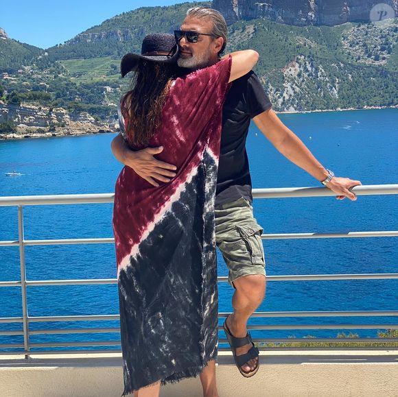 Véronika Loubry et Gérard Kadoche. Capture d'écran du compte Instagram de Veronika Loubry