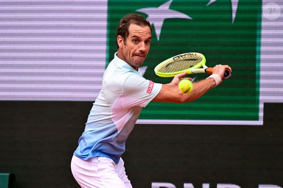 Richard Gasquet lors de son match le 26 mai 2025 à Paris, France. © Dante Badano/PSNewz/Bestimage
