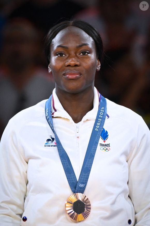 La sportive invite ses abonnés à deviner le sexe de bébé

Clarisse Agbegnenou ( FRA ) célèbre avec sa médaille sur le podium pendant les Jeux Olympiques de Judo 2024 à l'Arena Champ de Mars le 30 juillet 2024 à Paris, France. © Federico Pestellini / DPPI / Panoramic / Bestimage