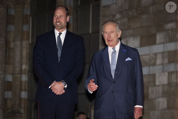 Le roi Charles III et le prince de Galles assistent à l'événement Countdown to Cop30, organisé conjointement par le Natural History Museum et le gouvernement britannique au London Museum. Cet événement rassemble les acteurs de la lutte contre le changement climatique et la perte de la nature, en amont du sommet de la Cop30 qui se tiendra à Belém, au Brésil, en novembre. Jeudi 9 octobre 2025. Photo par Henry Nicholls/PA Wire/ABACAPRESS.COM