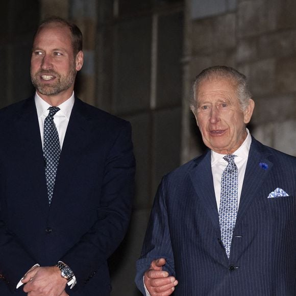 Le roi Charles III et le prince de Galles assistent à l'événement Countdown to Cop30, organisé conjointement par le Natural History Museum et le gouvernement britannique au London Museum. Cet événement rassemble les acteurs de la lutte contre le changement climatique et la perte de la nature, en amont du sommet de la Cop30 qui se tiendra à Belém, au Brésil, en novembre. Jeudi 9 octobre 2025. Photo par Henry Nicholls/PA Wire/ABACAPRESS.COM