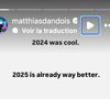 "2024, c'était cool. 2025 est déjà bien meilleur. Merci Constance", avait notamment écrit le célèbre sportif sur Instagram ce jeudi 6 février 2025.

(Capture d'écran - Instagram - matthiasdandois - 6 février 2025)