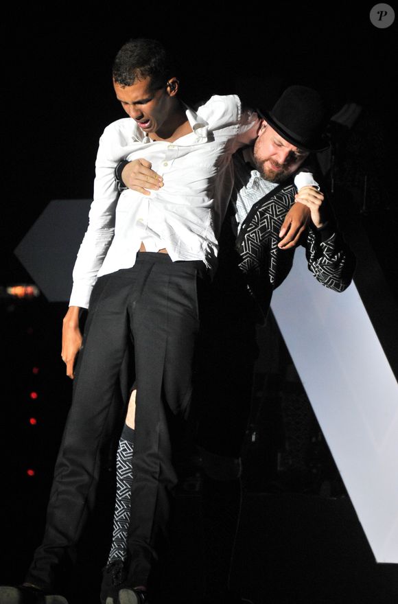 Stromae au Paleo Festival suisse en 2014. © Guillaume Gaffiot /Bestimage