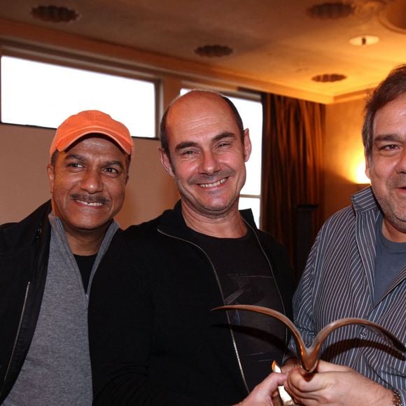 Pascal Legitimus, Bernard Campan, Didier Bourdon assistant à l'avant-première de Les Trois Freres, Le Retour à Lille, France le 31 janvier 2014. Photo par Sylvain Lefevre/ABACAPRESS.COM