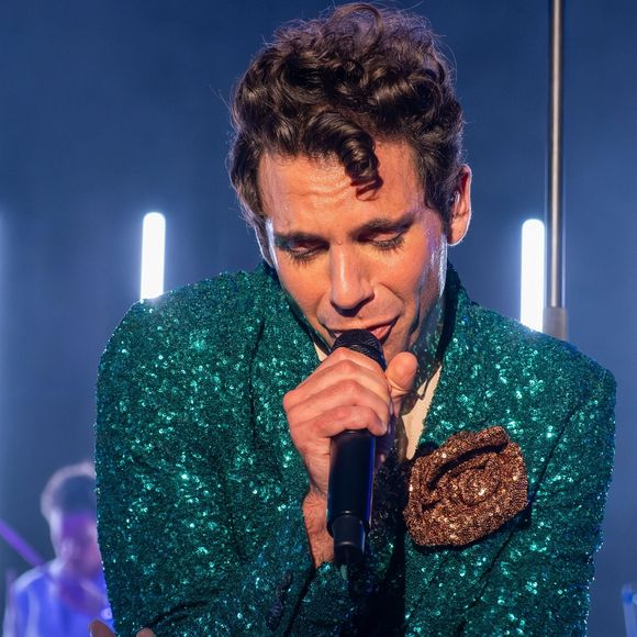 Le chanteur Mika, nom de scène de Michael Holbrook Penniman Jr, se produit en concert au festival d'été de Marostica, en Italie. Backgrid UK/ Bestimage