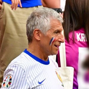 Nagui dans les tribunes de la demi-finale du Championnat d'Europe de football (Euro 2024) entre l'Espagne et la France (2-1) à Munich, Allemagne, le 9 juillet 2024. © Bestimage