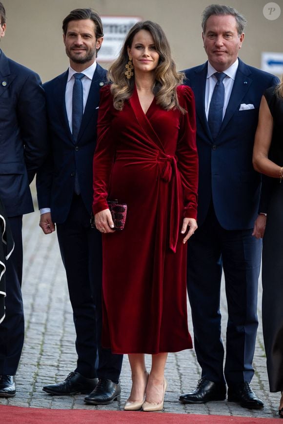 Le prince Carl Philip, la princesse Sofia, Christopher O'Neill au concert donné pour l'ouverture de la session parlementaire au Concert Hall de Stockholm le 10 septembre 2024.@Dana Press / Bestimage