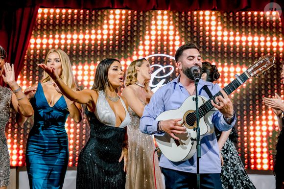 Eva Longoria et Kendji Girac lors du XIV Global Gift Gala Cannes 2026, le 20 mai 2026, à Cannes, France. © Europa Press/Bestimage