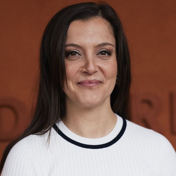 Camille Lellouche - Les célébrités au village lors des Internationaux de France de tennis de Roland Garros 2024 à Paris. Le 5 juin 2024. 
© Jacovides-Moreau/Bestimage