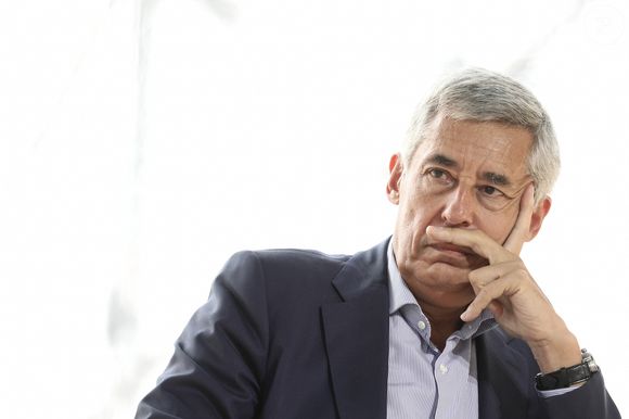 Henri Guaino lors de la REF annuelle (Rencontre des Entrepreneurs de France), à l'Hippodrome de Longchamps, le 27 août 2020. Paris. © Stéphane Lemouton / Bestimage