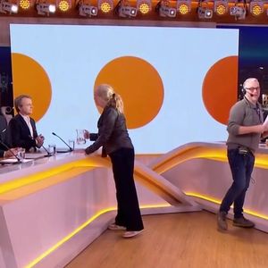 Damien Thévenot présente "Télématin" avec Johanna  Ghiglia en l'absence de Maya Lauqué.