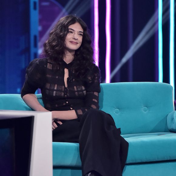 Deva Cassel - D.Cassel et B.Porcaroli font la promotion de la série "Le guépard" (Netflix) dans l'émission "Stasera c’è Catalan" à Milan, le 4 mars 2025.