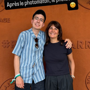 Estelle Denis a publié une story avec son fils Merlin.