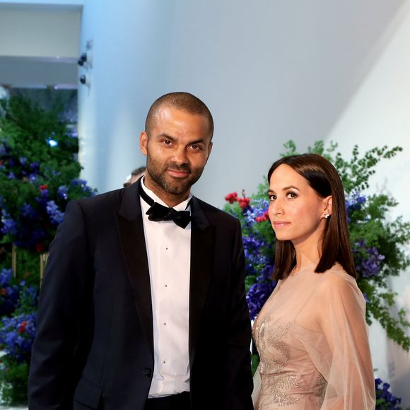 Tony Parker et sa femme Axelle - Arrivées des people au 71 ème gala de la Croix-Rouge Monégasque à Monaco le 26 juillet 2019. © Dominique Jacovides/Bestimage
