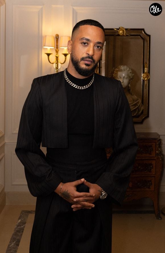 Exclusif - Slimane - Arrivées au Global Gift Gala Paris à l'hôtel Four Seasons George V à Paris le 8 novembre 2025. © Jérémy Melloul/Bestimage