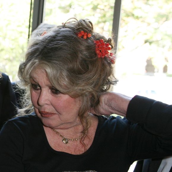 Brigitte Bardot lors des 20 ans de la Fondation Brigitte Bardot à Paris, le 28 septembre 2006. 