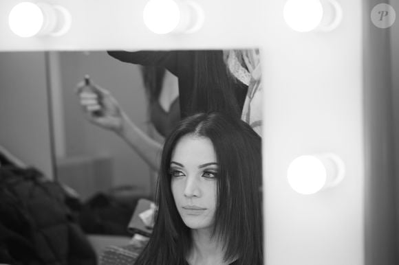 Exclusif - Vanina Pietri - Backstage de la première du spectacle "Les 10 Commandements" à l'AccorHotels Arena à Paris, le 17 novembre 2016. © Sylvie Castioni/Bestimage