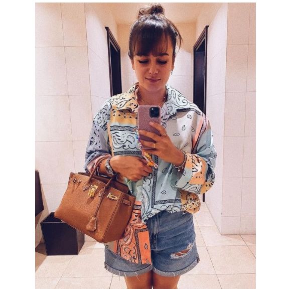 Alizée sur Instagram. Le 19 juillet 2021.
