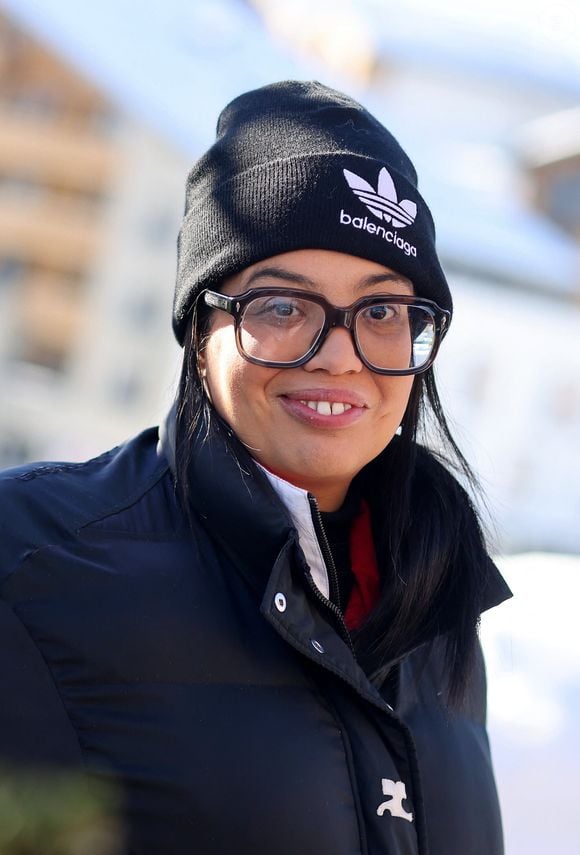 Melha Bedia - Photocall du film "Le Mélange des genres" dans le cadre de la 28ème édition du Festival international du film de comédie de l'Alpe d'Huez le 18 janvier 2025. © Dominique Jacovides / Bestimage