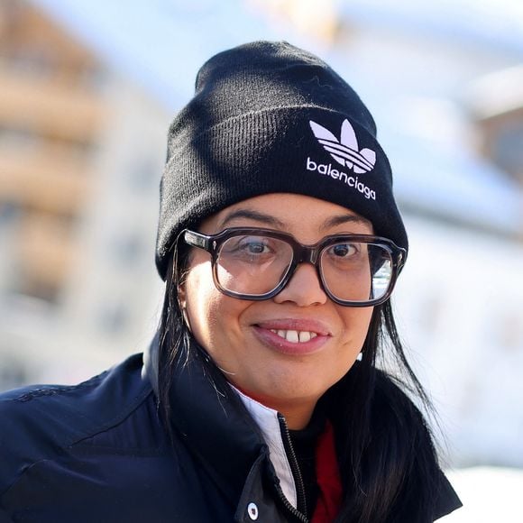 Melha Bedia - Photocall du film "Le Mélange des genres" dans le cadre de la 28ème édition du Festival international du film de comédie de l'Alpe d'Huez le 18 janvier 2025. © Dominique Jacovides / Bestimage