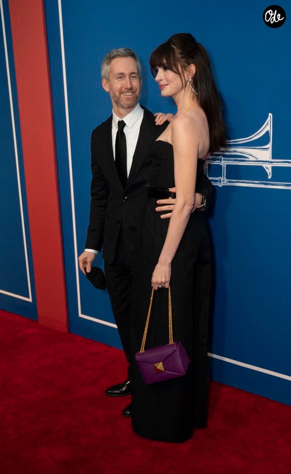 Anne Hathaway et son mari Adam Shulman assistent à l'avant-première de la comédie musicale "The Music Man" au Winter Garden Theatre à New York le 10 février 2022.
Bestimage