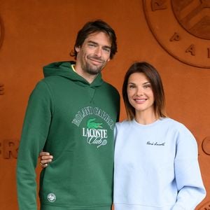 Camille Lacourt et Alice Detollenaere assistent aux Internationaux de France 2024 à Roland Garros le 2 juin 2024 à Paris, France. Photo by Laurent Zabulon/ABACAPRESS.COM