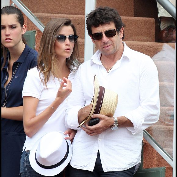 Celine Bosquet et Patrick Bruel - people à la quinzième journée des Internationaux de France de tennis de Roland Garros 2011. Rindoff-Jacovides / Bestimage