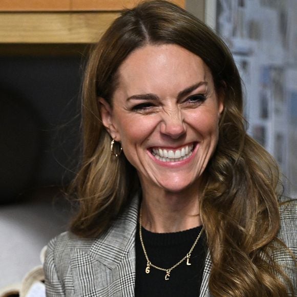 Catherine Kate Middleton, princesse de Galles,  visite Marina Mill, où une petite équipe produit des tissus selon la méthode traditionnelle de sérigraphie, à Cuxton, dans le Kent le 11 septembre 2025.

© Chris J Ratcliffe / Pool / Julien Burton / Bestimage