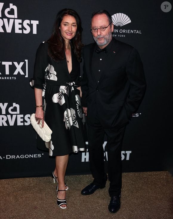 Jean Reno et Zofia Borucka assistent au Gala City Harvest au restaurant Cipriani à New York, NY le 22 avril 2025. Photo par Charles Guerin/ABACAPRESS.COM