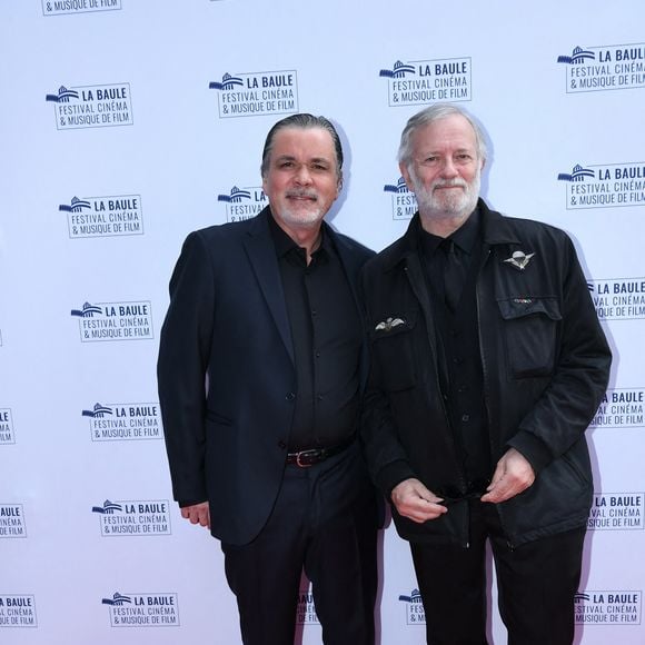 Christophe Barratier et Francis Huster - 10ème Festival du Cinéma et de la Musique de Film à La Baule le 29 juin 2024.  © Rachid Bellak/Bestimage